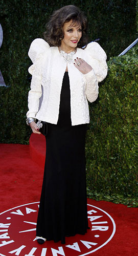 Oscars parties: Oscars 2010 party: Joan Collins