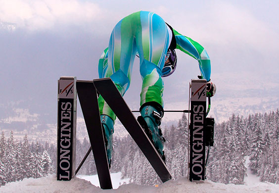 24 Sport: Downhill training women