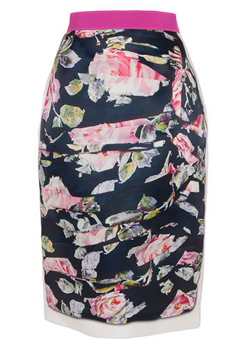 Key Trends: Floral: D&G skirt