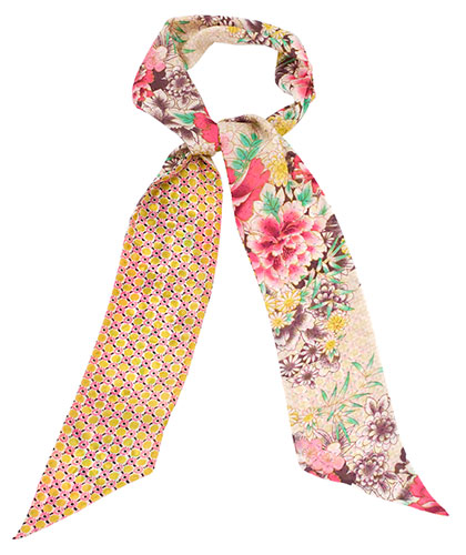 Key Trends: Floral: Floral Silk Sash