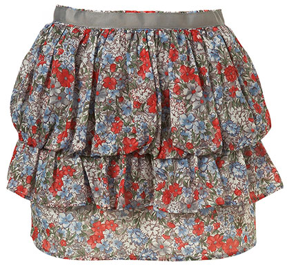 Key Trends: Floral: Tiered Skirt