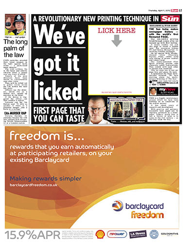 April fools: Newspaper April Fools