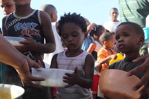 Blikkiesdorp, Cape Town: Children at Blikkiesdorp