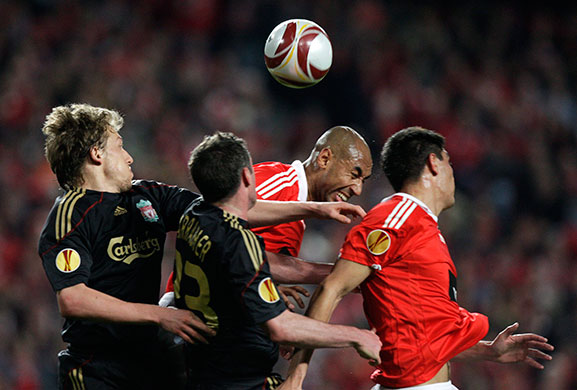 football: Benfica Lisbon vs Liverpool FC