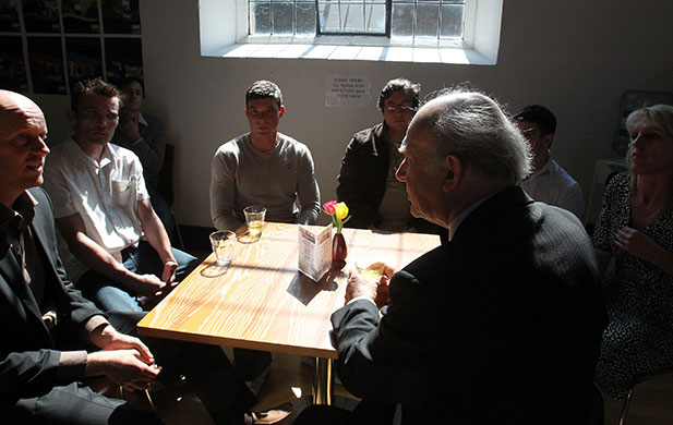 Election campaign week 2: Vince Cable Visits A Homeless Project On The Campaign Trail