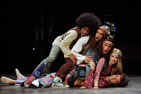Hair the muscial: 1993: The cast of the musical 