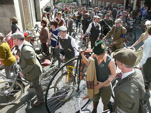 Tweed Run 2010: Blog bike Tweed Run 2010