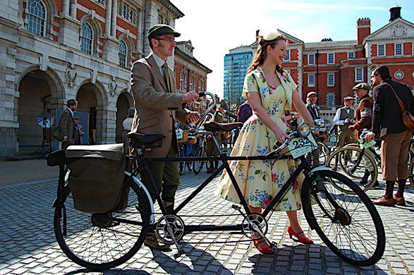 Tweed Run 2010: Blog bike Tweed Run 2010
