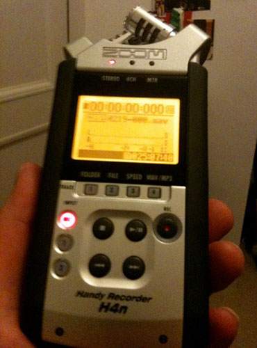 Show & Tell: Doves: portable recorder
