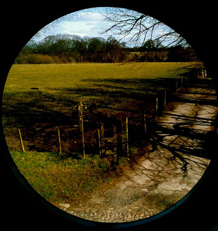 Show & Tell: Doves: view from the round window in Doves HQ