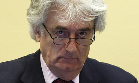 <b>Radovan Karadzic</b> trial hears first prosecution witness | World news | The <b>...</b> - Radovan-Karadzic-in-court-001