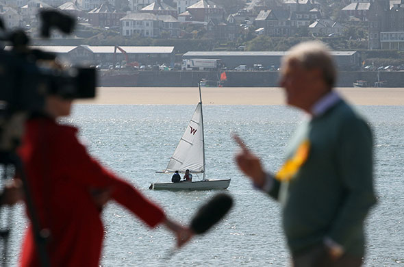 Election campaign: Paddy Ashdown Campaigns In Cornwall