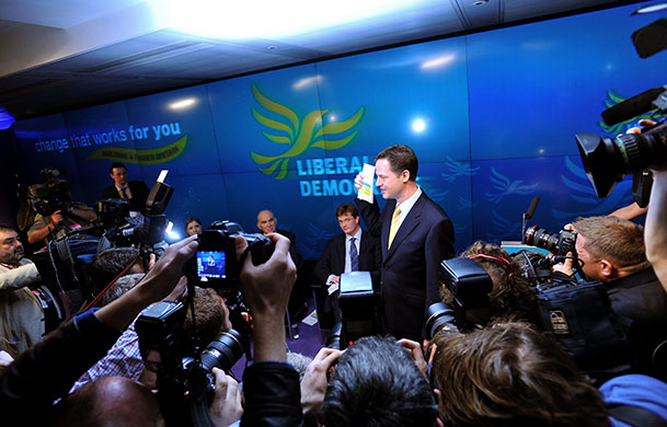 Election campaign: Nick Clegg launches Liberal Democrats' manifesto