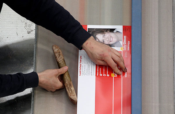 Printing Labour leaflets: Labour free post leaflets are processed at Anton Group Printers 