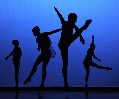 24 hours in pictures: New York, US: Dancers with Ailey II