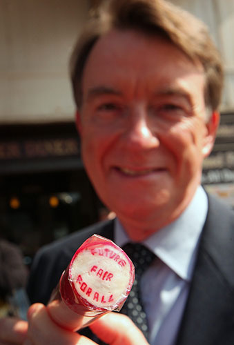 Mandelson in Blackpool: Gordon Brown Campaigns In The North West