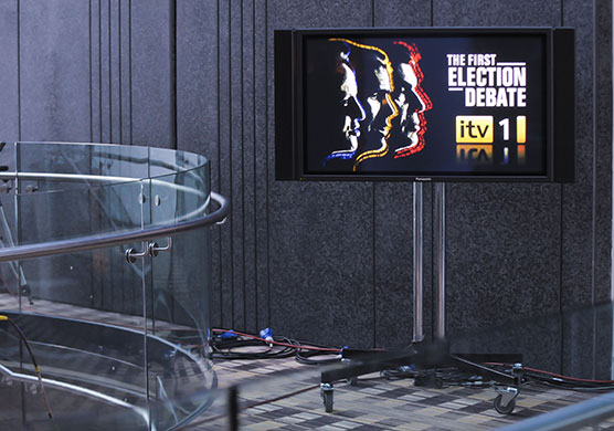 Election debate: The Debate Media Centre, Hilton Hotel, Manchester