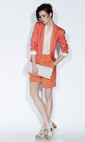 Line-up: Short suits: Orange outfit