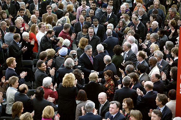 Behind the scenes: 12 April 2010: Gordon Brown launchesthe election manifesto