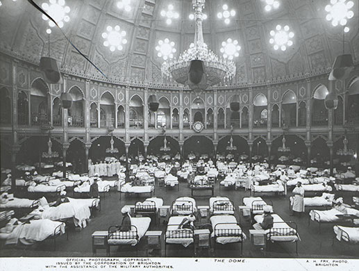 Brighton Royal Pavilion: Brighton Royal Pavilion as first world war hospital for Indian soldiers.