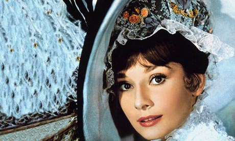 Audrey Hepburn as Eliza Doolittle in the 1964 film version of My Fair Lady