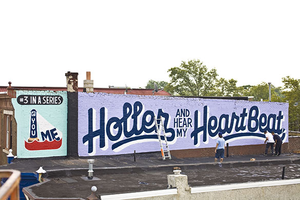Philly graffiti: Holler and hear my heartbeat