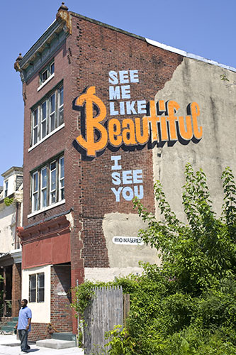 Philly graffiti: See me like beautiful