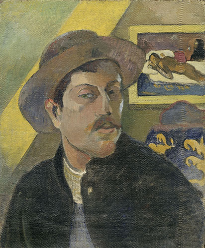 Paul Gauguin at Tate: Self-portrait with Manao tu papau (1893)