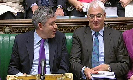 Gordon Brown and Alistair Darling 