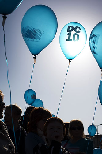 David Cameron: Balloons at the Historic Dockyards