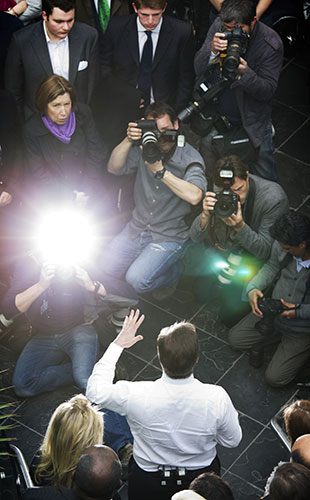 David Cameron: David Cameron makes a speech at the Kennington Park Business Centre