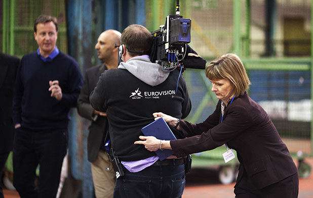 David Cameron: David Cameron visits Islamic Relief in Birmingham