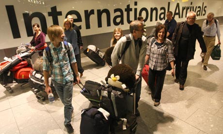 kabul airport arrivals. Passengers arrive at Heathrow