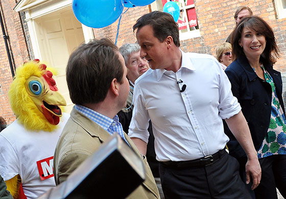 election week 3: david cameron campaigns in the midlands