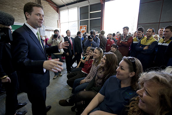 Lib Dems: Photographer Sean Smith follows the Liberal Democrats on campaign trail