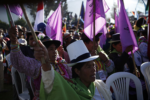 24 hours in pictures: Tiquipaya, Bolivia: World People's Conference on Climate Change