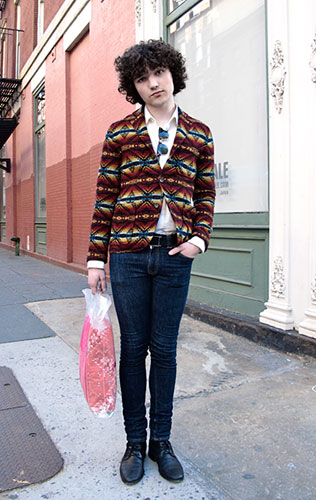 Face hunter: New York: KJ, 19, poetry, film and music student in NY