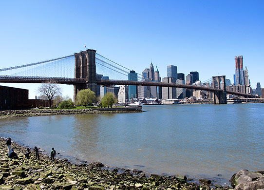 Face hunter: New York: Brooklyn Bridge and Manhattan