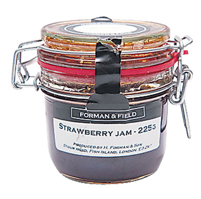 The test … Strawberry jam: Forman and Field strawberry jam