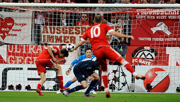 football: Bayern Munich vs Olympique Lyon