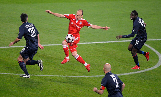 football: Arjen Robben