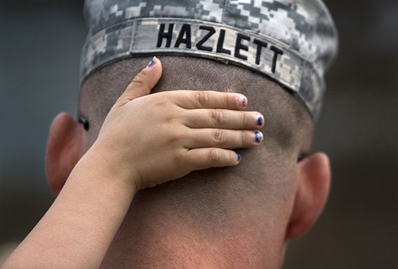 24 hours in pictures: Oregon National Guard Troops come home