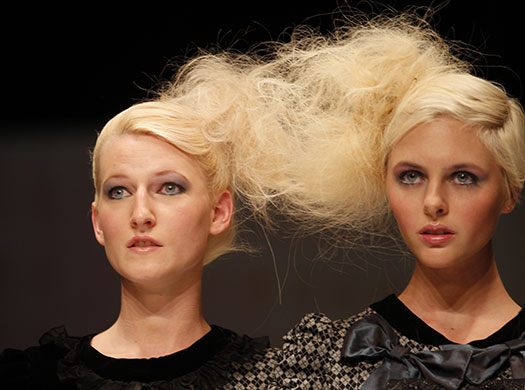 24 hours in pictures: Mexico City, Mexico: Models wear creations by Alexia Ulibarri 