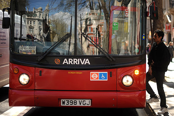 Week in Business: A public bus operated by British transport operator Arriva in London