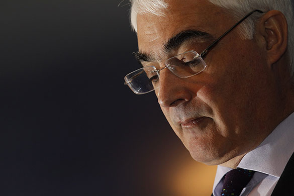 Week in Business: Alistair Darling speaks at a news conference in London