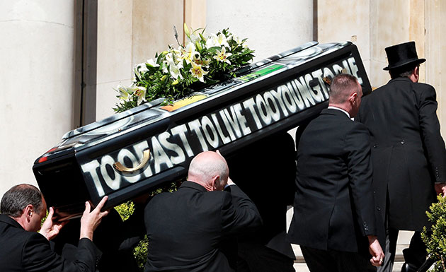 McLaren Funeral: Malcolm McLaren Funeral