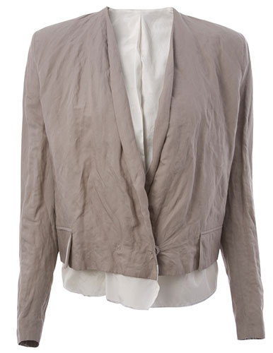Key Trends: Neutral: Crumpled jacket