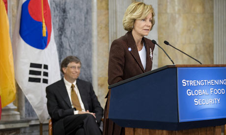 Bill Gates Elena Salgado