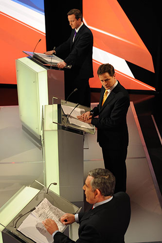 PM's TV debate : Second Prime Ministerial TV debate in Bristol 