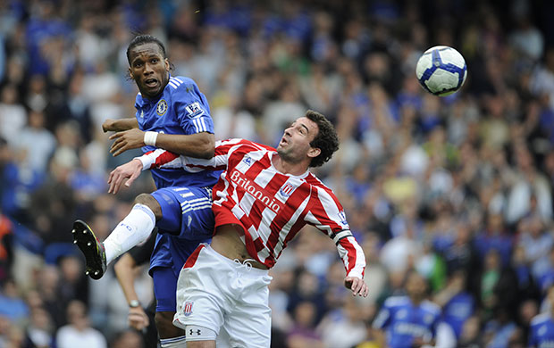 Chelsea V Stoke City : Chelsea v Stoke City football match by Tom Jenkins 